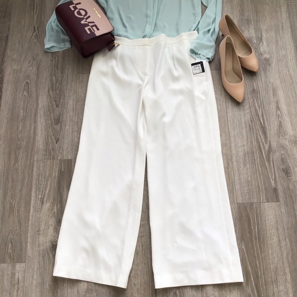 HALOGEN Trousers Ivory Cloud Size 12 - Picture 3 of 4